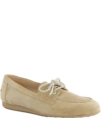 Paul Green Bayside Suede Lace Up Boat Shoes
