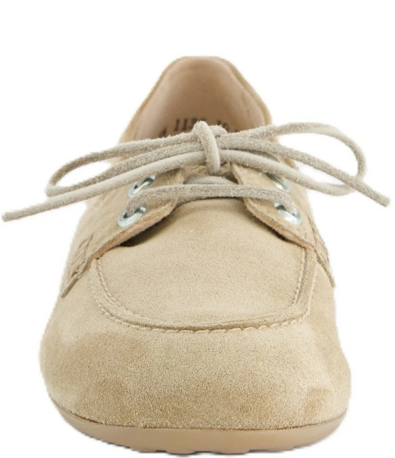 Paul Green Bayside Suede Lace Up Boat Shoes