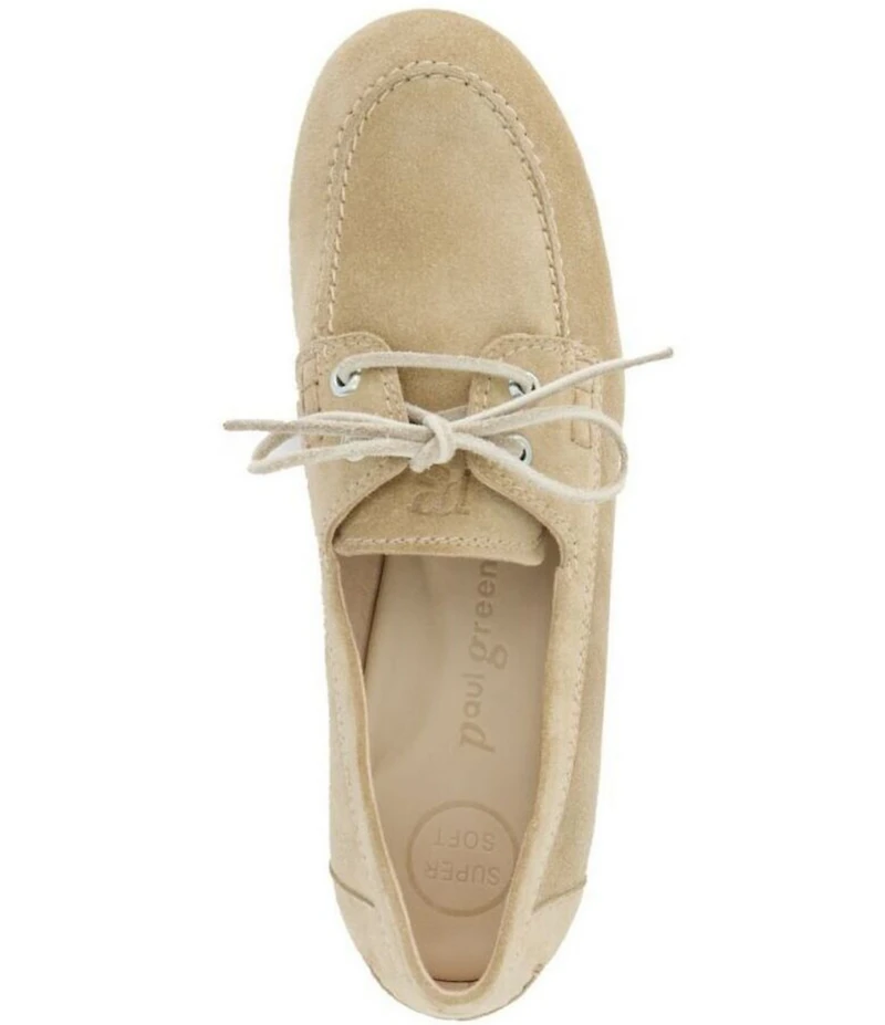 Paul Green Bayside Suede Lace Up Boat Shoes