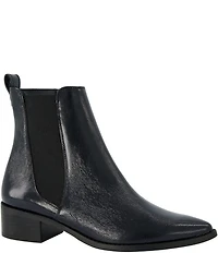 Paul Green Celina Crinkle Patent Leather Chelsea Booties