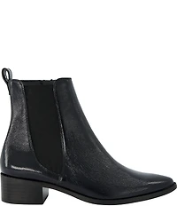 Paul Green Celina Crinkle Patent Leather Chelsea Booties