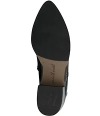 Paul Green Celina Crinkle Patent Leather Chelsea Booties