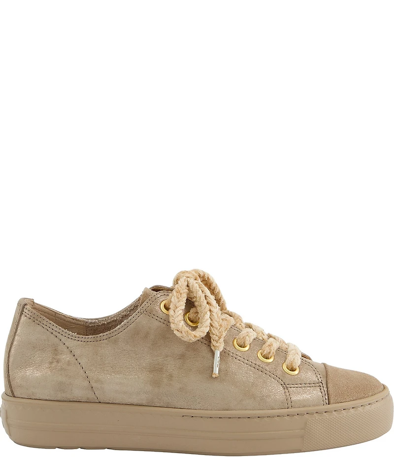 Paul Green Channing Leather Platform Sneakers
