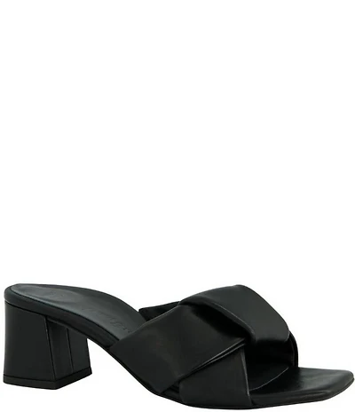 Paul Green Delight Leather Dress Slide Sandals