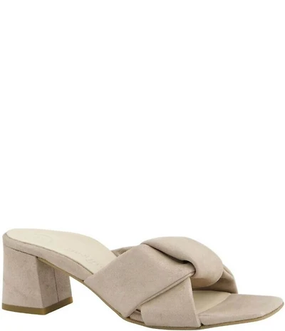 Paul Green Delight Suede Dress Slide Sandals