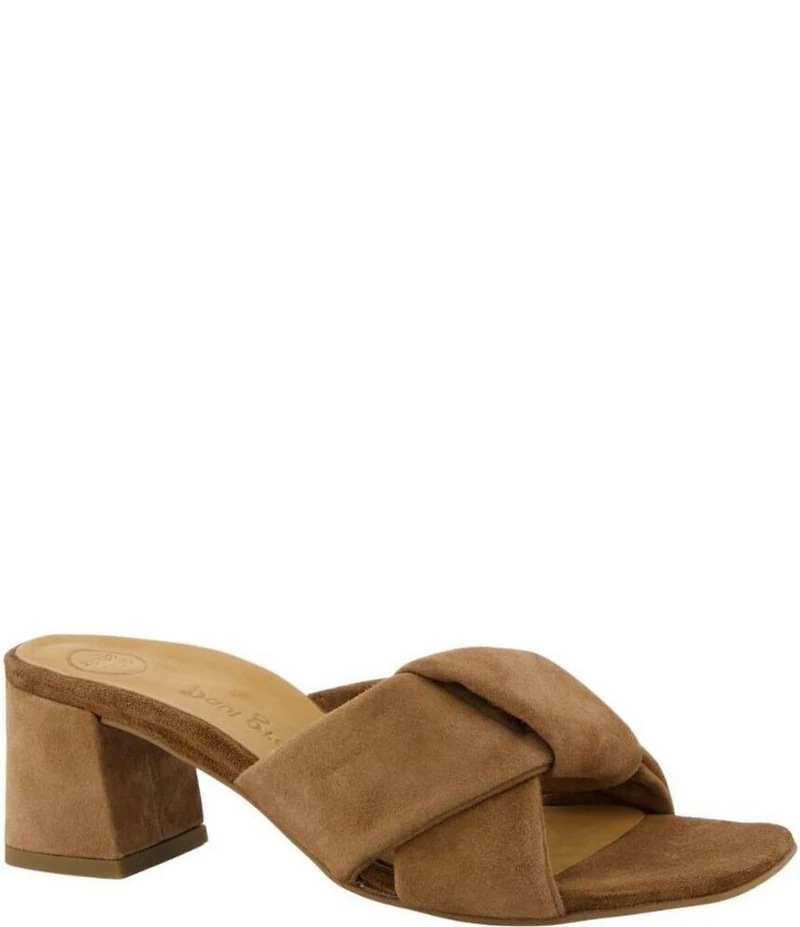 Paul Green Delight Suede Dress Slide Sandals