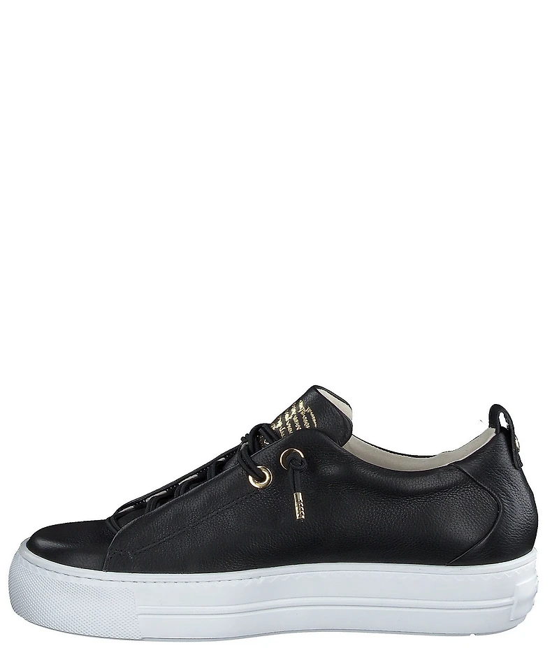 Paul Green Faye Leather Platform Sneakers