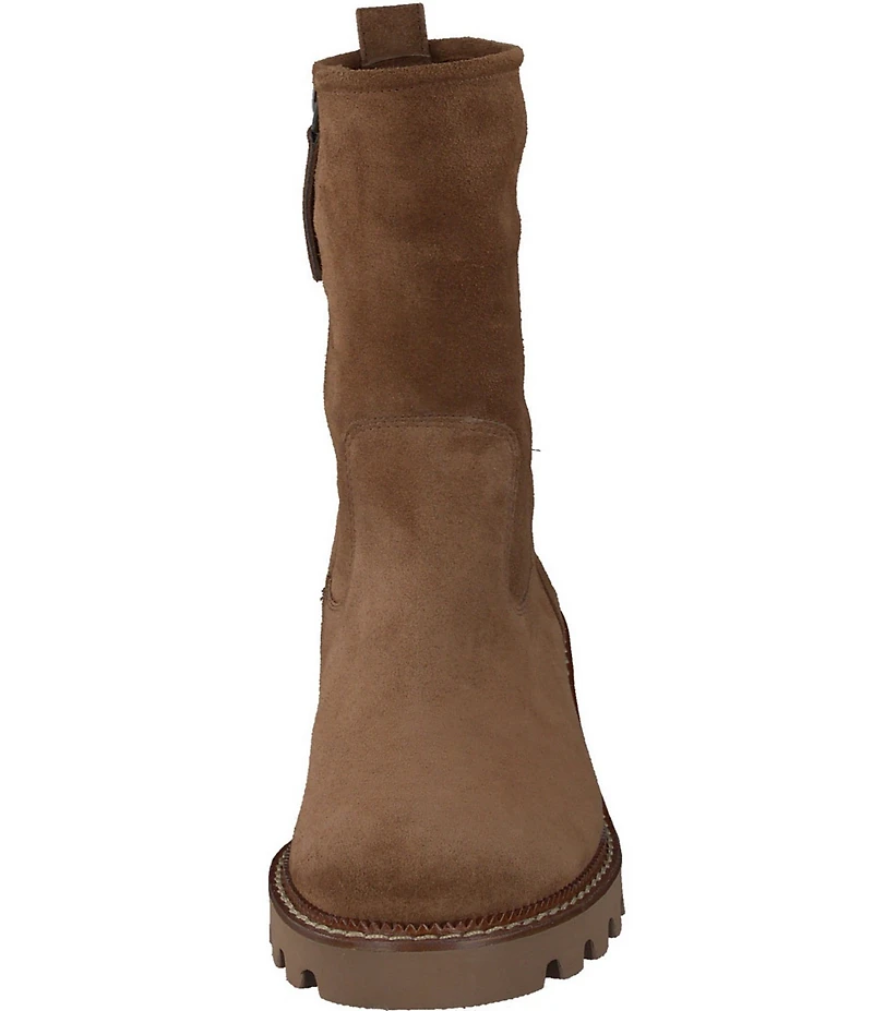 Paul Green Wanda Suede Lug Sole Booties