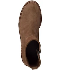 Paul Green Wanda Suede Lug Sole Booties