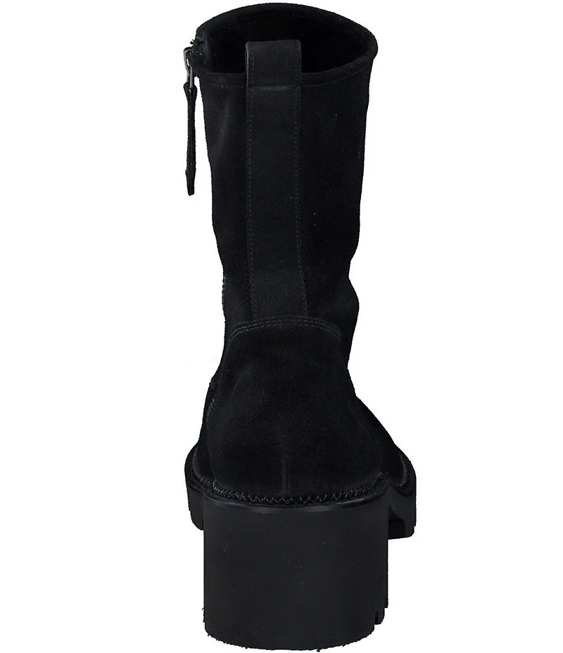 Paul Green Wanda Suede Lug Sole Booties