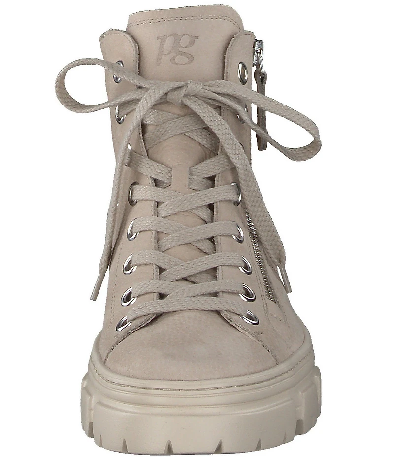 Paul Green Women's Novi Grained Nubuck Lug Sole Booties