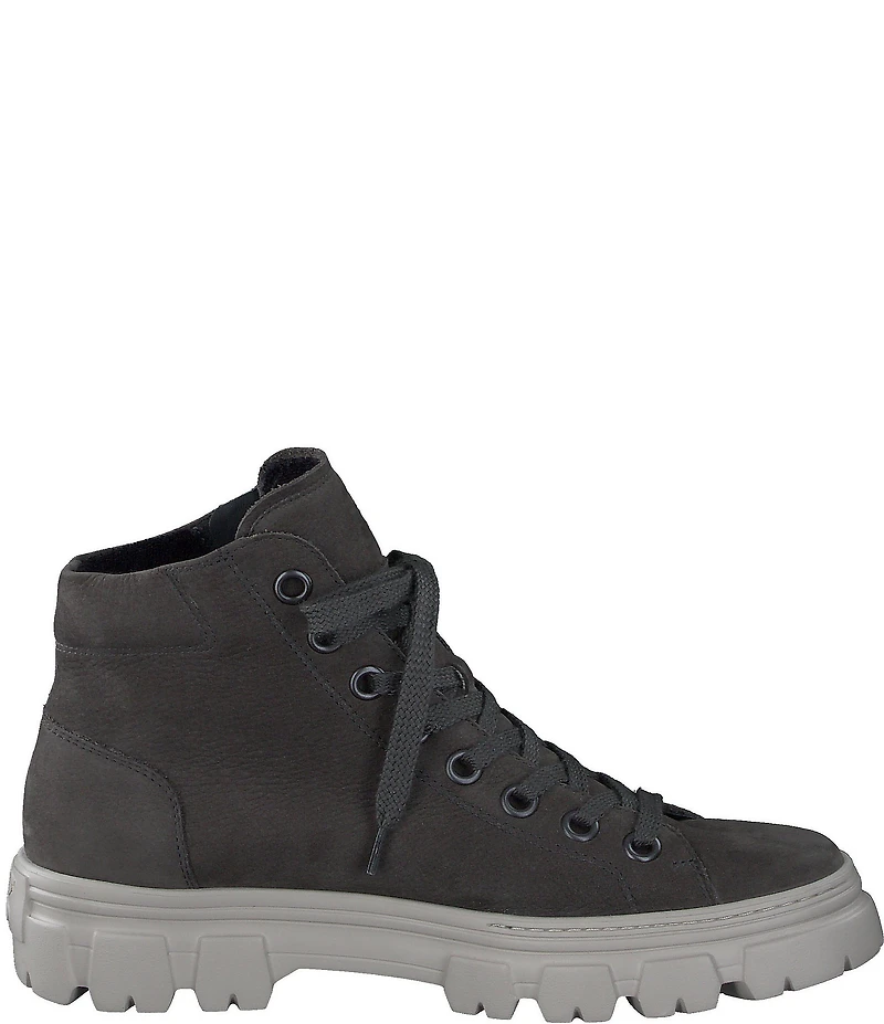 Paul Green Women's Novi Grained Nubuck Lug Sole Booties