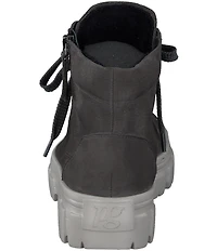 Paul Green Women's Novi Grained Nubuck Lug Sole Booties