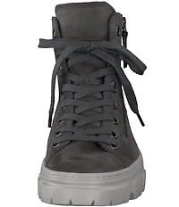 Paul Green Women's Novi Grained Nubuck Lug Sole Booties