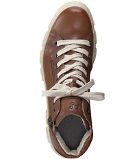 Paul Green Women's Novi Washed Leather Lug Sole Booties