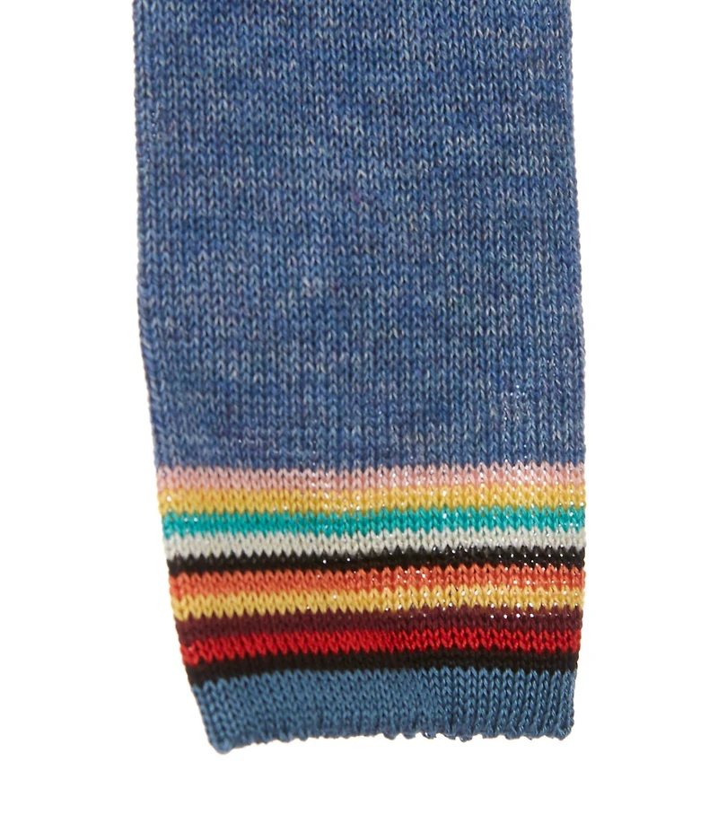 Paul Smith Knit Sig Tipping 3.14#double; Cotton Tie