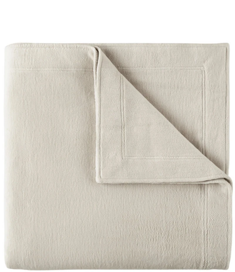 Peacock Alley All Seasons Framed Cotton #double;51 x 71#double; Throw Blanket