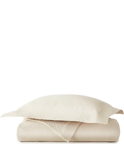 Peacock Alley Alyssa Diamond Patterned Matelasse Cotton Coverlet