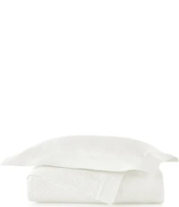 Peacock Alley Alyssa Diamond Patterned Matelasse Cotton Coverlet