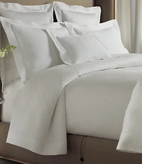 Peacock Alley Alyssa Diamond Patterned Matelasse Cotton Coverlet