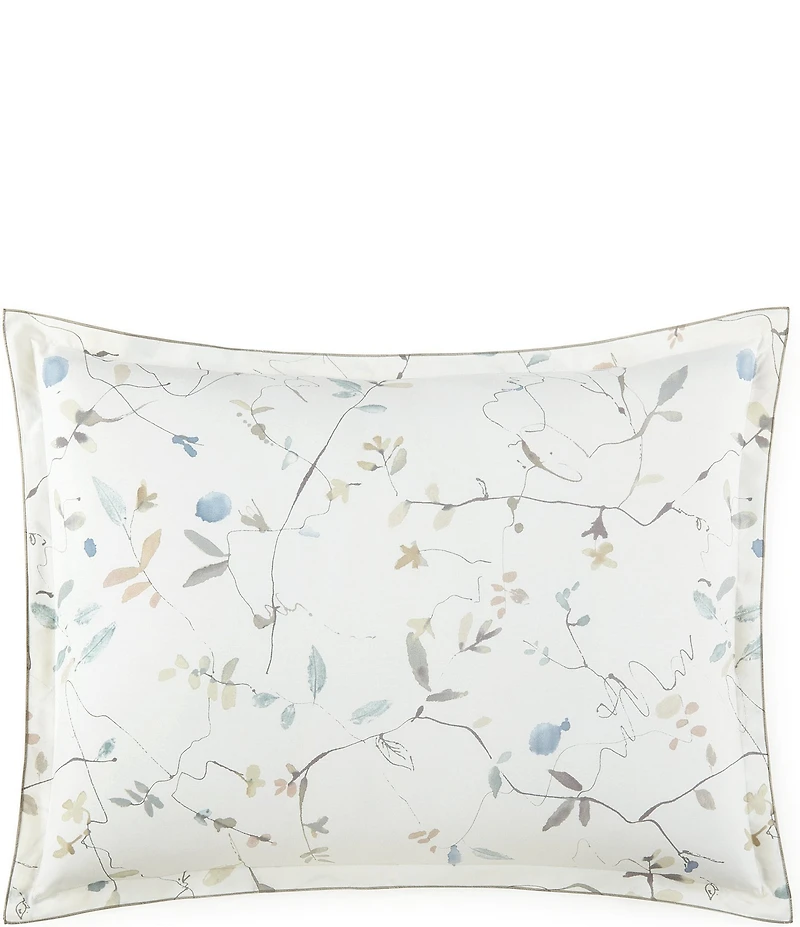 Peacock Alley Avery Percale Botanical Euro Sham