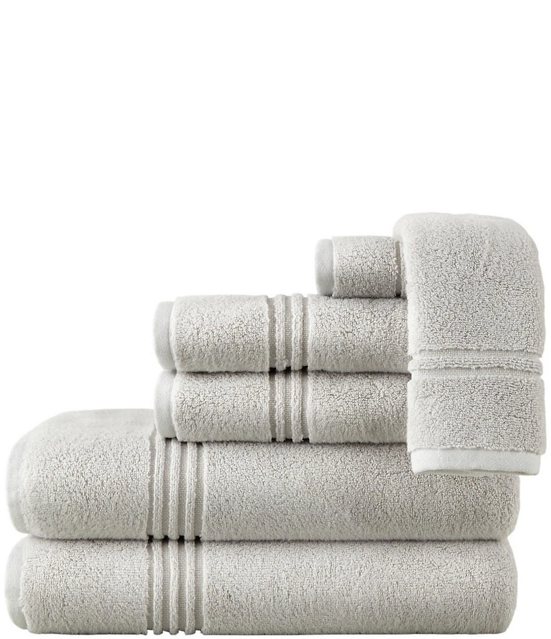 Peacock Alley Chelsea Zero Twist Plush 6-Piece Bath Towel Set