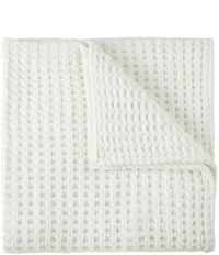 Peacock Alley Cozy Waffle Knit Throw Blanket