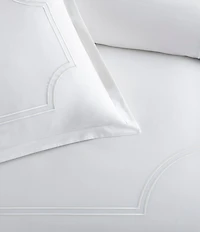 Peacock Alley Deco Classic Embroidered Duvet Cover Mini Set