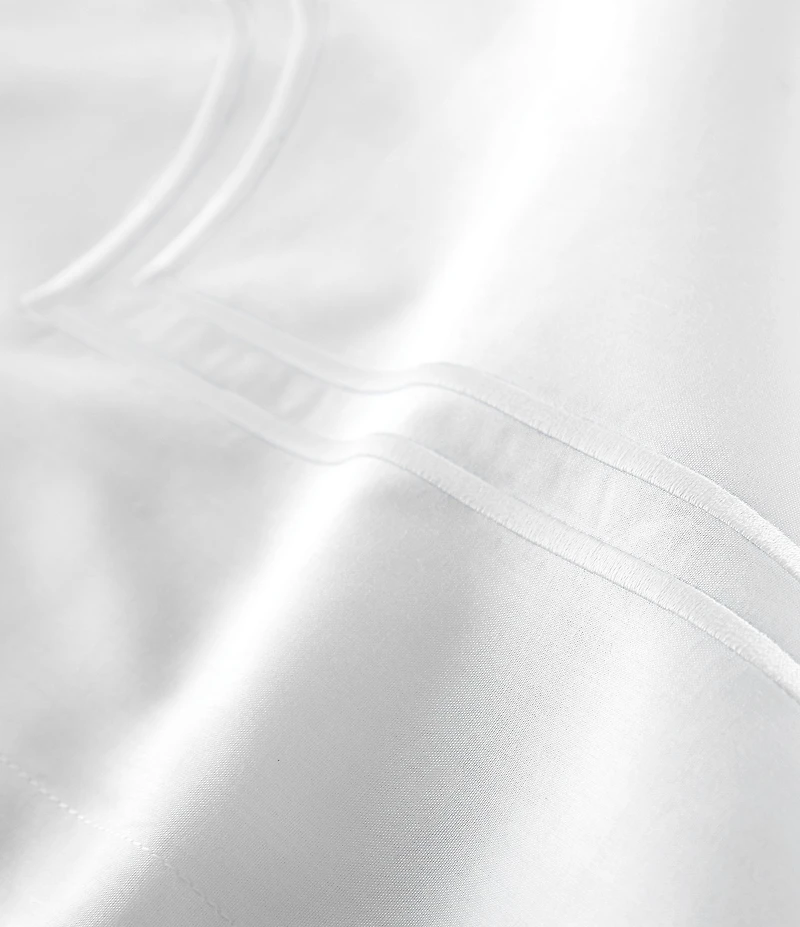 Peacock Alley Deco Classic Embroidered Duvet Cover Mini Set