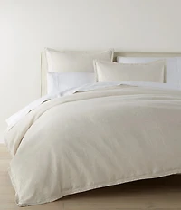 Peacock Alley European Washed Linen Duvet Cover