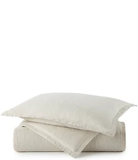 Peacock Alley European Washed Linen Duvet Cover