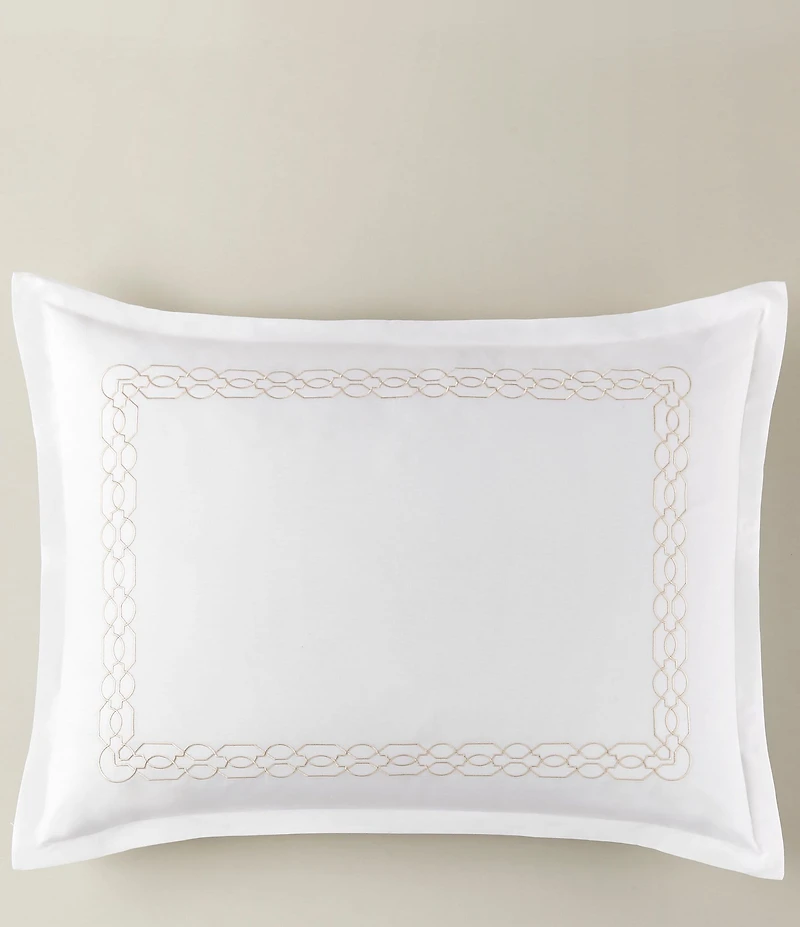 Peacock Alley Filigree Classic Embroidered Duvet Cover Mini Set