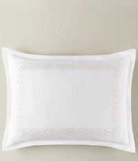 Peacock Alley Filigree Classic Embroidered Duvet Cover Mini Set