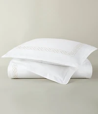 Peacock Alley Filigree Classic Embroidered Duvet Cover Mini Set