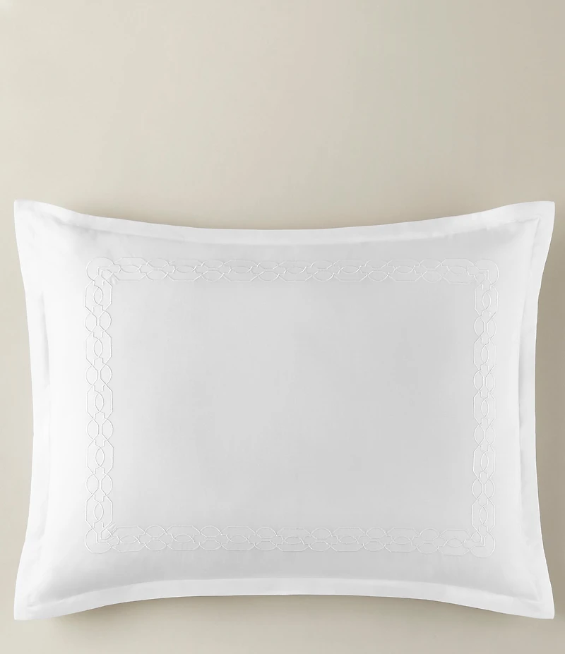 Peacock Alley Filigree Classic Embroidered Duvet Cover Mini Set