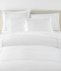 Peacock Alley Ivy Classic Embroidered Duvet Cover Mini Set