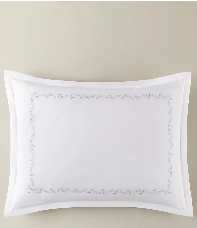 Peacock Alley Ivy Classic Embroidered Duvet Cover Mini Set