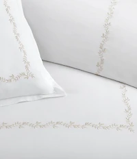 Peacock Alley Ivy Classic Embroidered Duvet Cover Mini Set