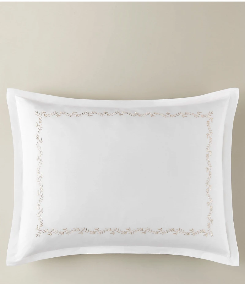 Peacock Alley Ivy Classic Embroidered Duvet Cover Mini Set