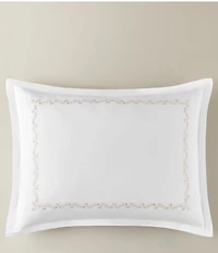 Peacock Alley Ivy Classic Embroidered Duvet Cover Mini Set