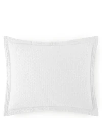 Peacock Alley Juliet Matelasse Basket Weave Euro Sham