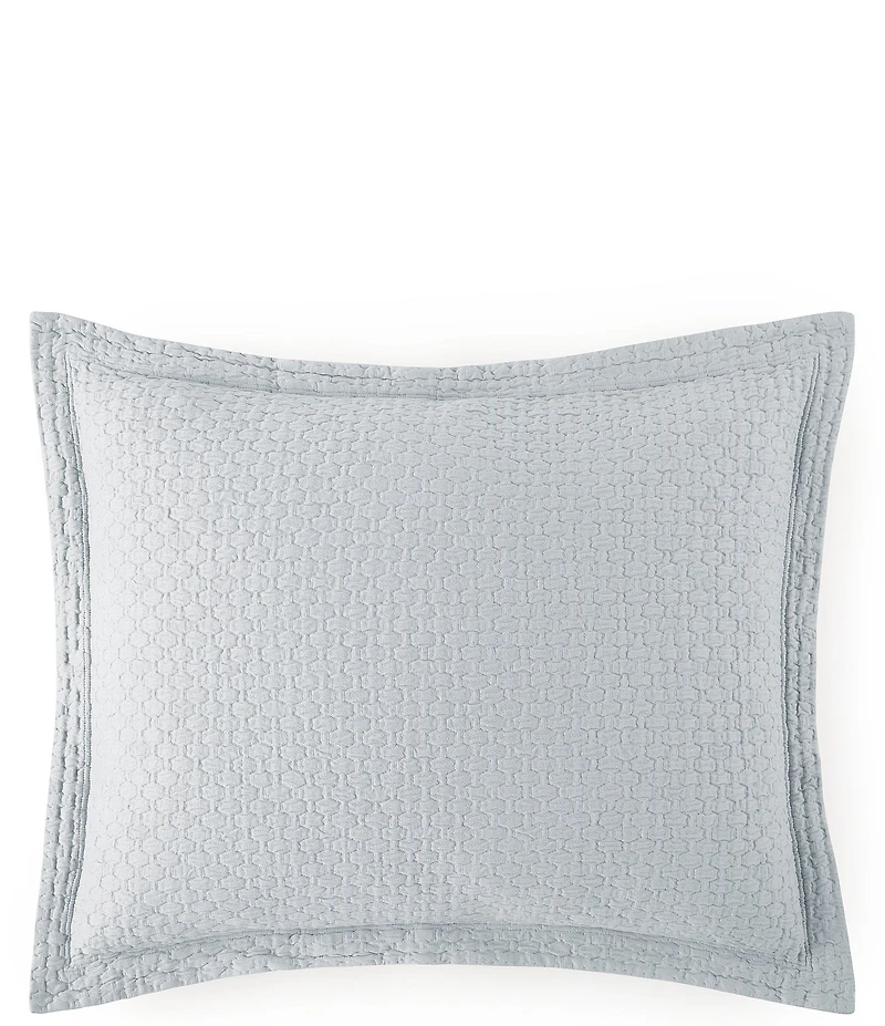 Peacock Alley Juliet Matelasse Basket Weave Euro Sham