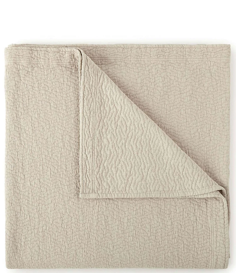 Peacock Alley Mia Stonewashed Matelasse Coverlet