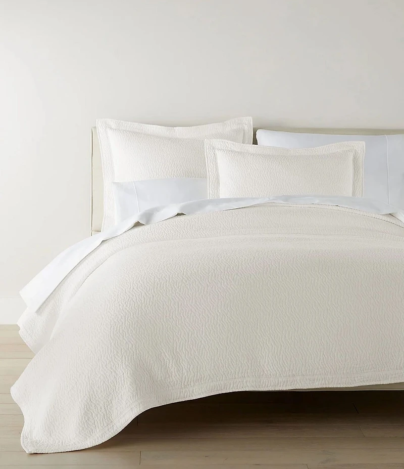 Peacock Alley Mia Stonewashed Matelasse Coverlet