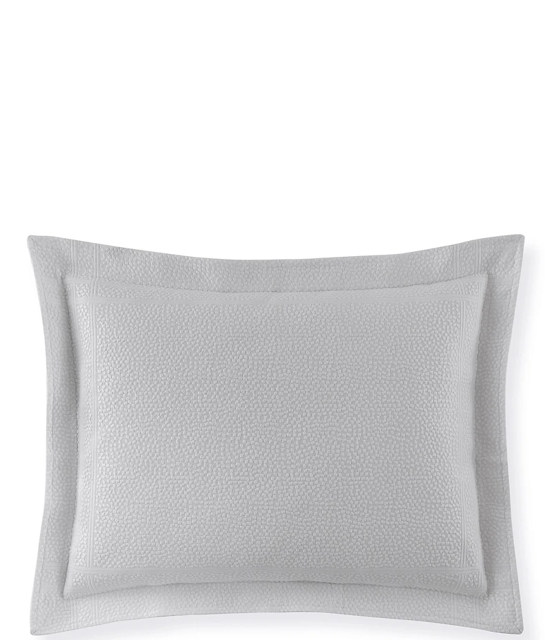 Peacock Alley Montauk Textured Pebble Matelasse Sham