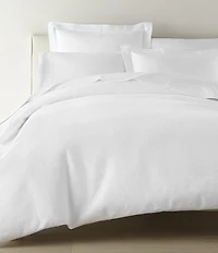 Peacock Alley Montauk Textured Pebble Matelasse Duvet Cover