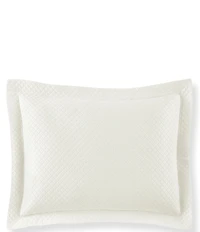 Peacock Alley Oxford Diamond Patterned Quilt Sham