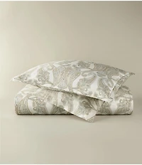 Peacock Alley Paisley Pearl Classic Printed Duvet Cover Mini Set