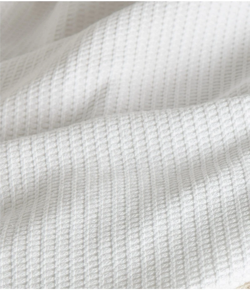 Peacock Alley Riviera Waffle Weave Bed Blanket