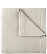 Peacock Alley Season Framed Cotton Blanket